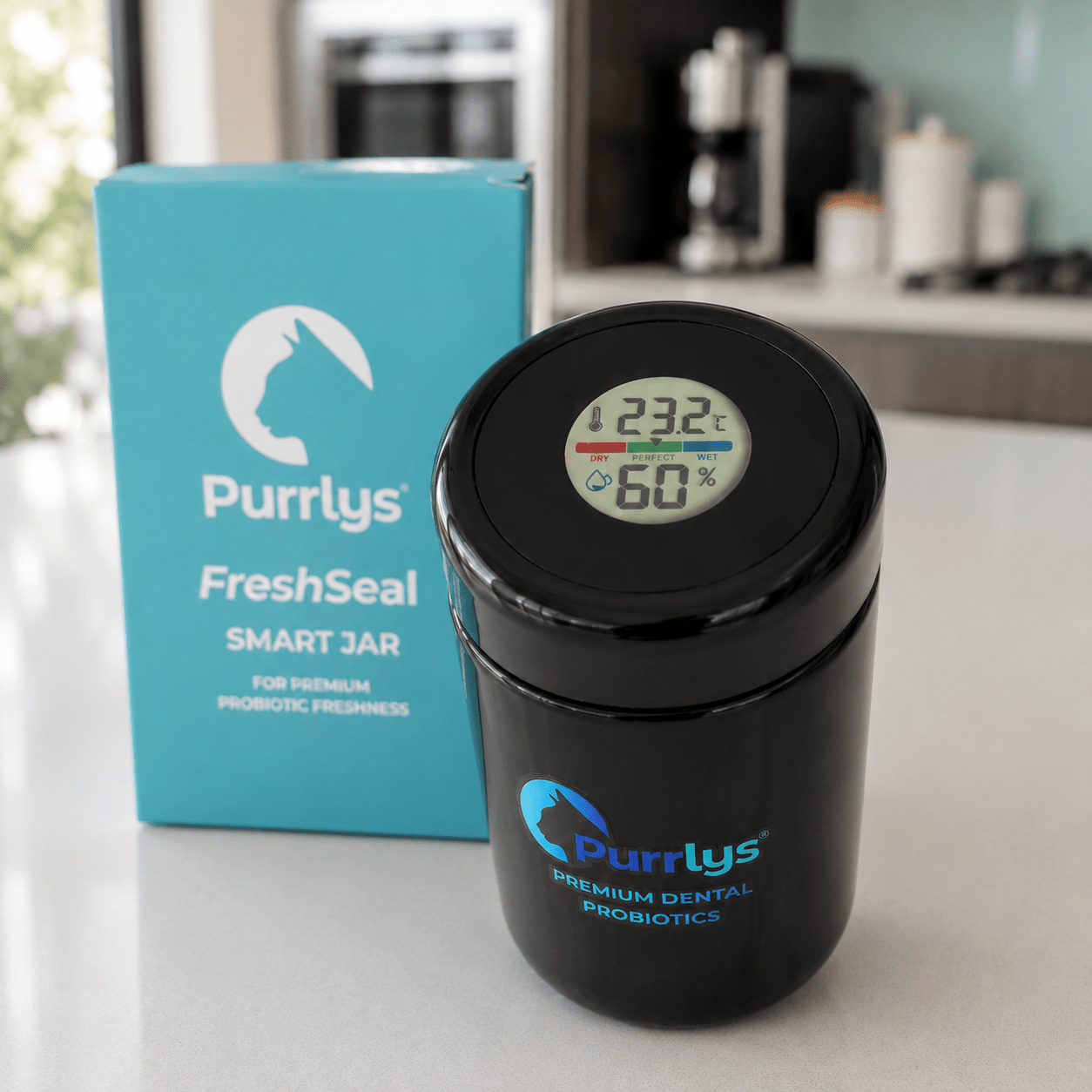 Battery - Powered Probiotic Smart Jar - Purrlys®